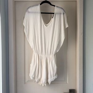 White shorts romper